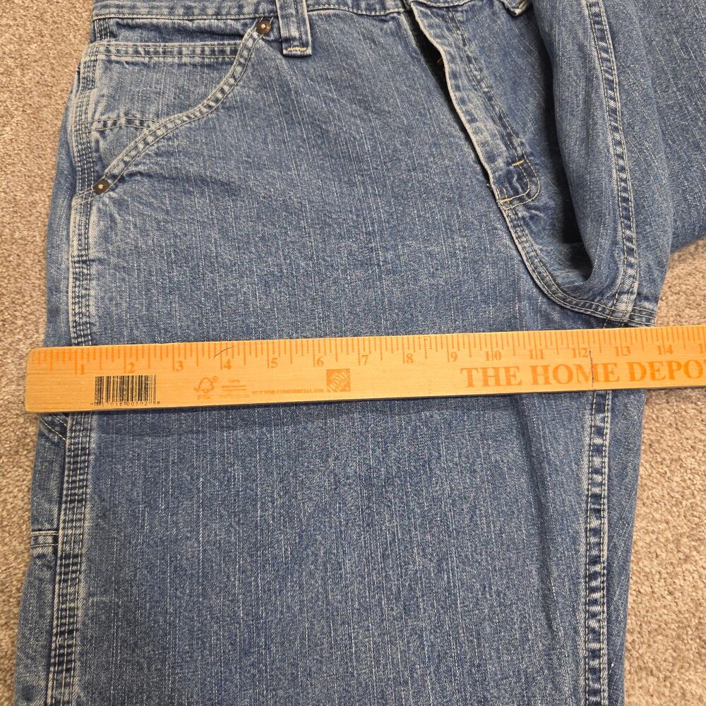 Vintage Y2K 90s Carpenter Workwear Utility Jeans Lee Dungarees sz 33x30 - Picture 5 of 14